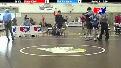 2012 Univ. WTT: 66 KG - Simon Kitzis (Husky WC) vs...