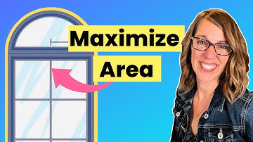 Step-By-Step: Optimize the Area of a Window with Semi-Circle On Top of a Rectangle