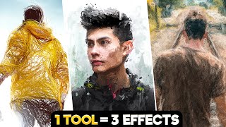 3 Digital Painting Effects With ONE TOOL in Photoshop! (EASY)