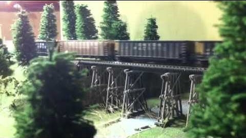 BNSF Coal drag on my layout