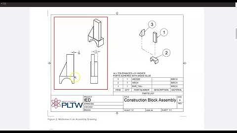PLTW IED - Activity 2.1.4 - Creating the Construction Block Assembly in Fusion 360