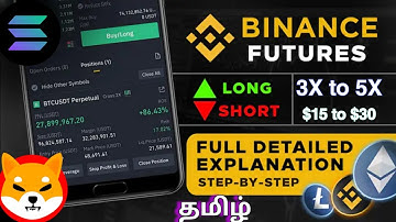 Binance Futures Trading Tutorial in het Tamil 🚀Hoe te handelen 🎉 FUTURE Trade 🧨M A BTC TAMIL