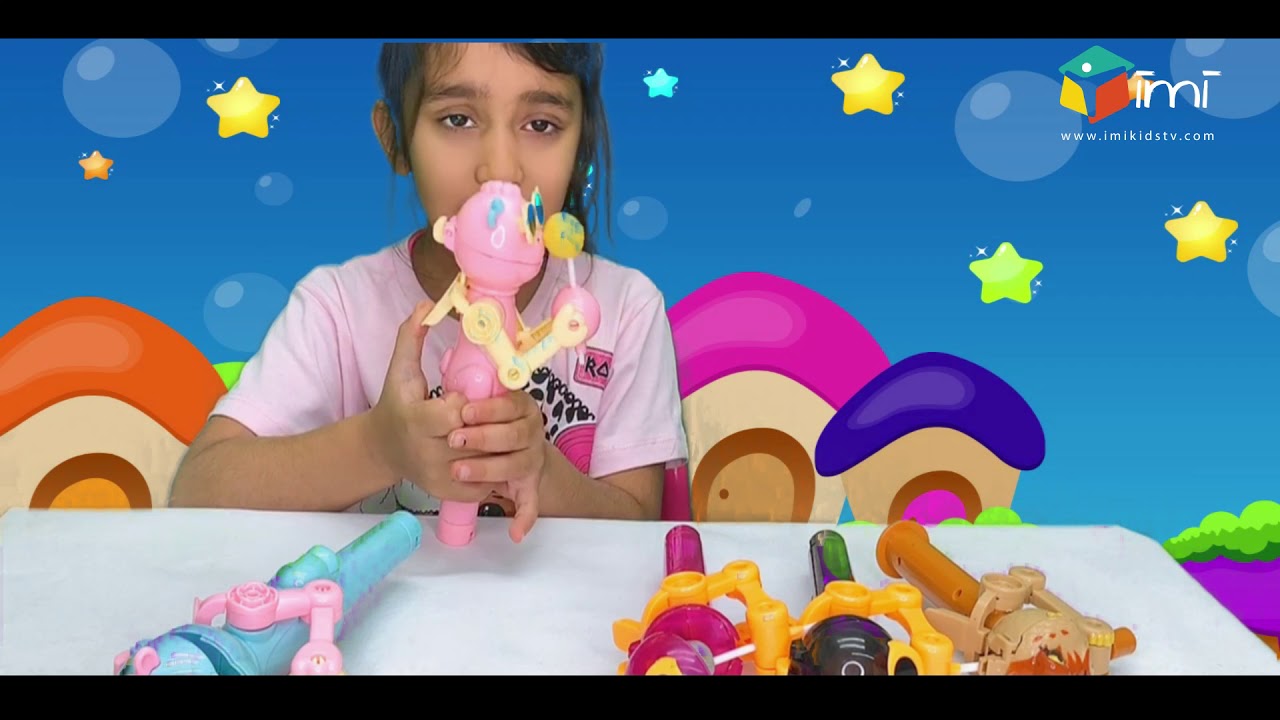 Preschool lollipops learn ABCs 123s video for toddlers candy lollipop colours with lollipop monsters