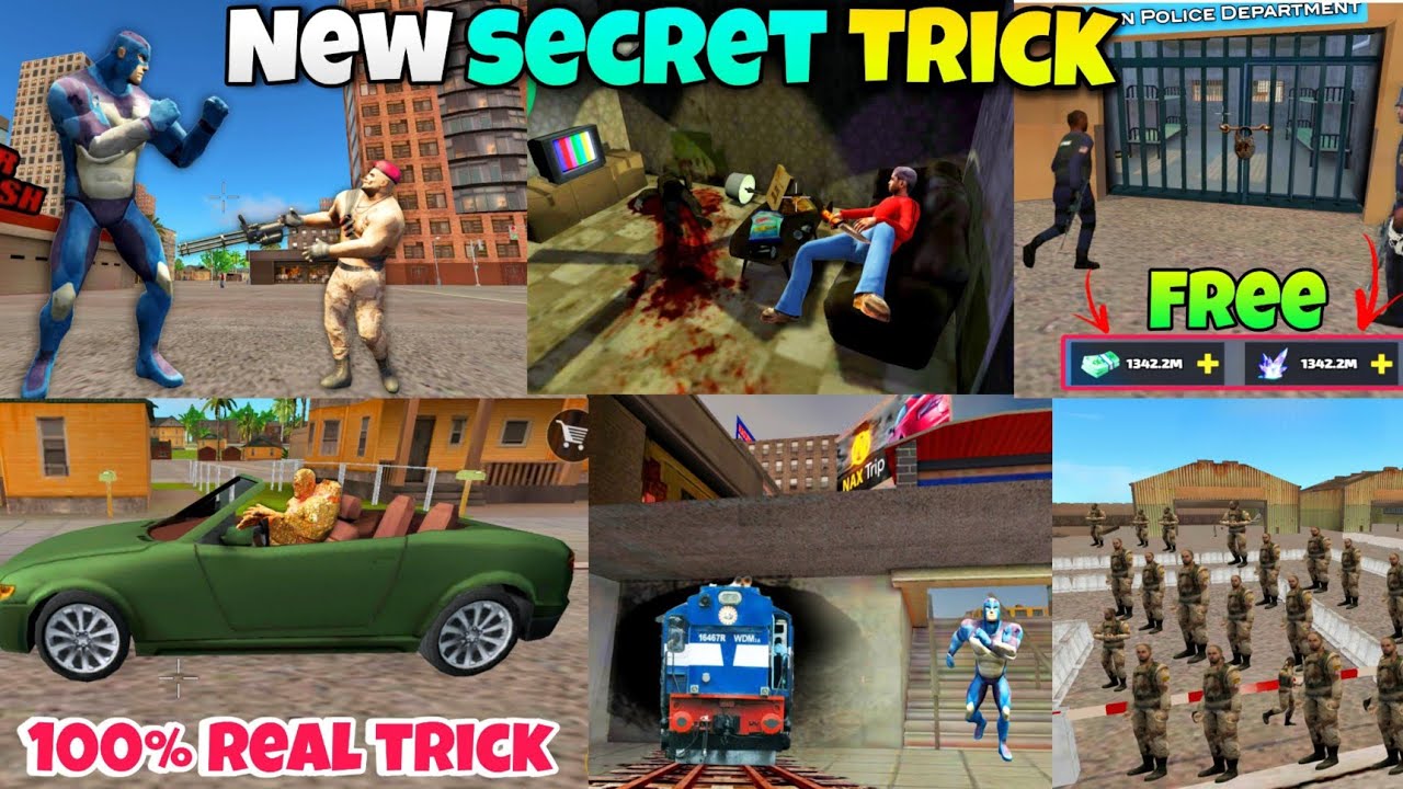 Vice Rope Top 5 Big Secret Trick In Vice Town । Rope Hero Vice Town || Rope Hero ...