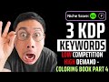 3 profitable amazon kdp keywords coloring book part 4 kns 67 kdp  kdpkeywords  makemoneyonline