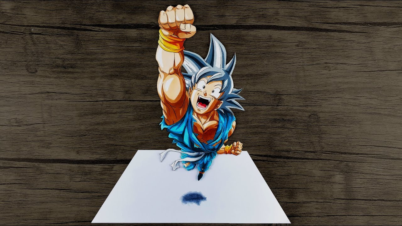 How to Draw a 3D Dragon Ball (Dragon Ball) 