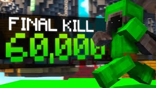 Reaching 60.000 Final Kills in BedWars!