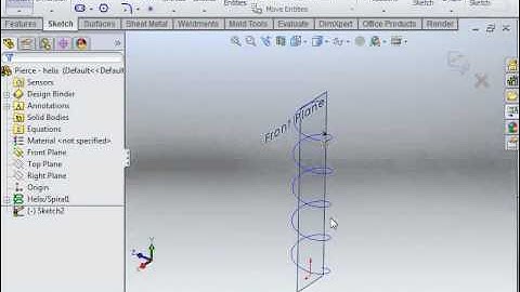 Pierce VS. Coincident sketch relations in SolidWorks