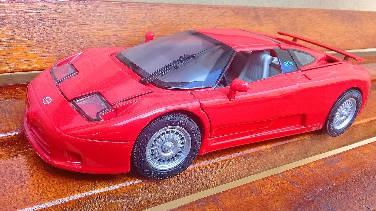 Bugatti EB110 赤1/18スケール MINHAS MINIATURAS 1/18 Anson Bugatti EB 110 1991 aro 18 MT6 AWD