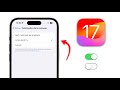Ios 17  235 rglages  changer maintenant 