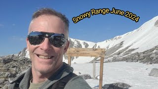 SNOWSHOE! Top of Medicine Bow Peak; Snowy Range, Wyoming June 2024