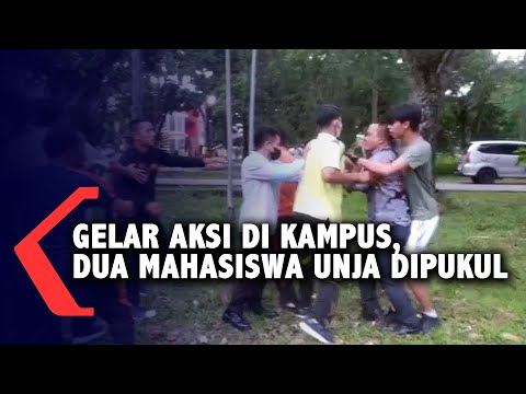 Gelar Aksi di Kampus, Dua Mahasiswa Unja Dipukul