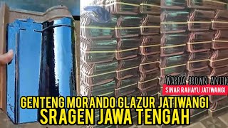 WOW  !! HITAM ANTIK  BIKIN RUMAH TAMBAH CANTIK 😍 GENTENG MORANDO GLAZUR JATIWANGI TERBAIK