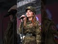 Beautiful Female Soldier Singing KATYUSHA at the Ceremony #beautifularmy