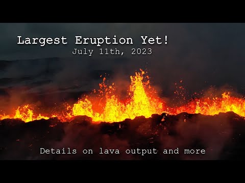 Iceland Volcano Updates | The Largest Eruption Yet!