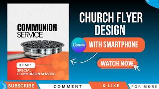 Design a Stunning Communion Service Flyer Fast