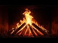 Cozy Fireplace 4K (12 HOURS). Fireplace with Crackling Fire Sounds. Fireplace Ambience