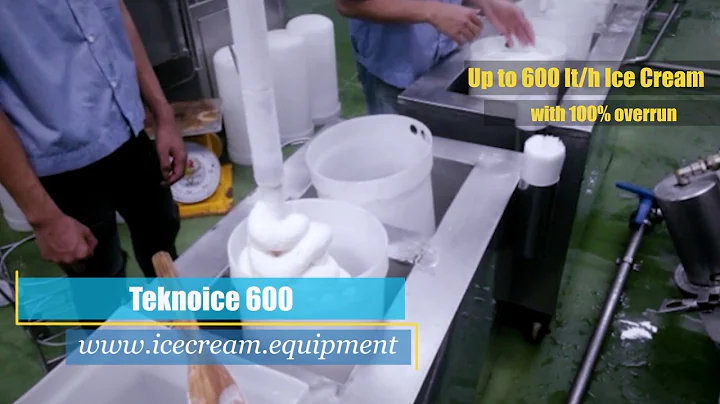 USED TEKNOICE 600 LT/H - ELECTRONIC ICE CREAM CONTINUOUS FREEZEE