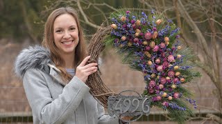 How to Make a Dried Flower Wreath // Northlawn Flower Farm