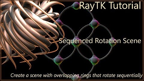 RayTK Tutorial: Sequenced Rotation Scene
