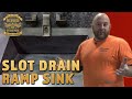 Concrete Sink with INVISIBLE Drain!