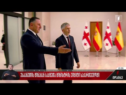 ესპანეთის შს მინისტრის ვიზიტი საქართველოში