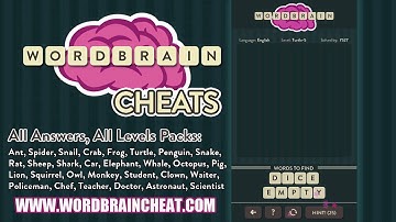 WordBrain Turtle 5 Cheats | WordBrain Cheats | Turtle 5 Answer