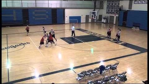 3 on 3 Teaching Man To Man Defense Part 1(McLean) www.coachmarket.net Video Youtube