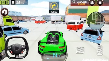 Drive For Speed Simulator Update 2019: Green Sport Car Driving Random Mode - Android GamePlay HD