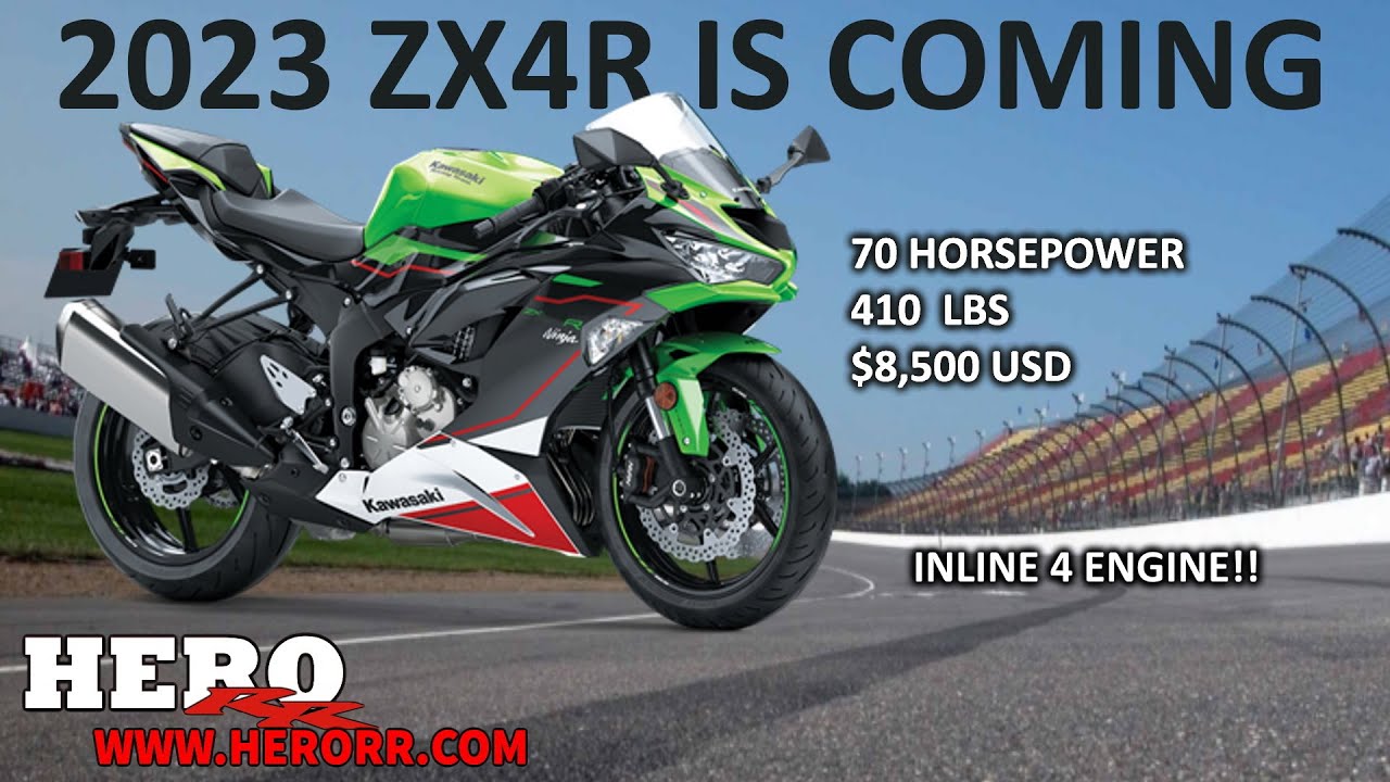 *NEW* 2023 ZX-4R (Inline 4!) to the US Market!