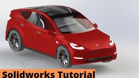 Solidworks Tutorial | Tesla Model Y Part 1!