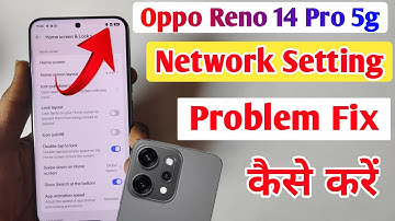 Oppo reno 14 pro 5g me network setting reset kaise kare/Oppo reno 14 pro wi-fi bluetooth problem fix