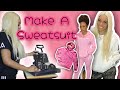 Entrepreneur Vlog | How I Make Sweatsuits | Heat Pressing | Deja Aaliyah