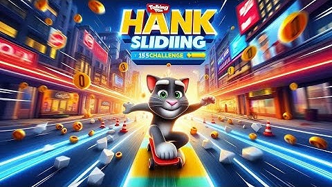 Hank Sliding Challenge – 15 Obstacles in a Single Run