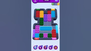 Colour Block Jam game level 24 solution #game #solution #gamesolution #colourblockjam #gamebase