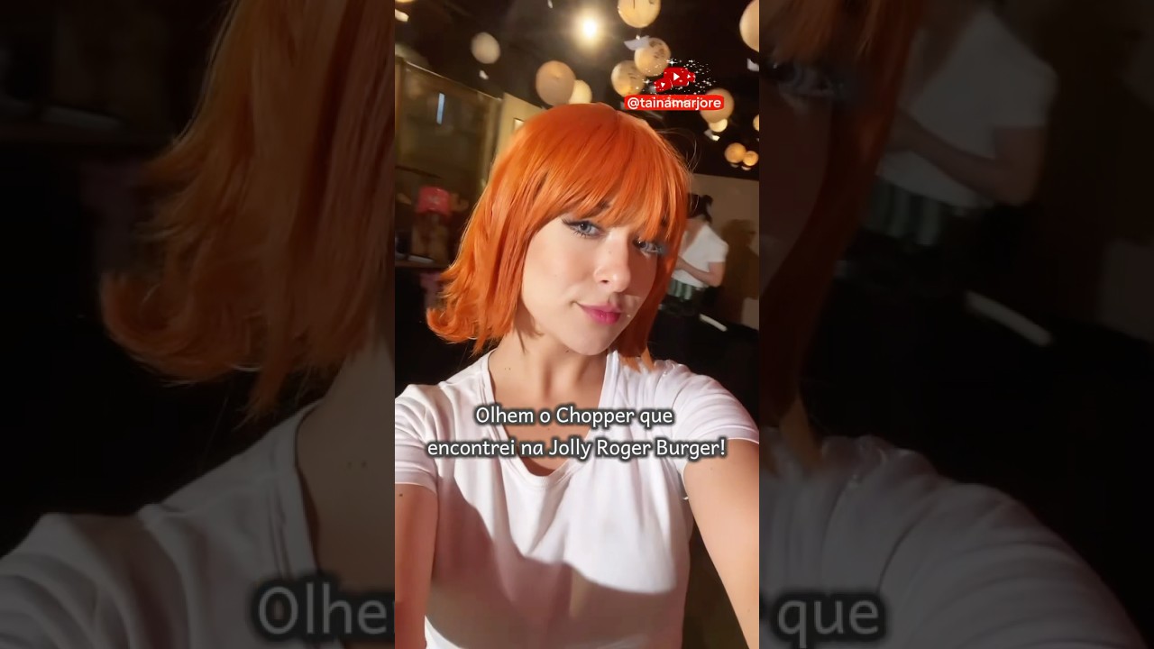 Nami encontrou um Chopper na Jolly Roger Burger #onepiece #onepiececosplay #chopper