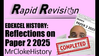 GCSE History 2025 Reflections Paper 2