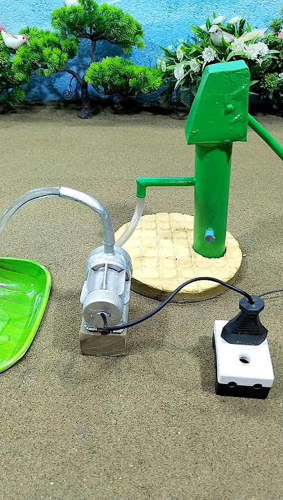 mini hand pump making mini motor water pump project  # 68
