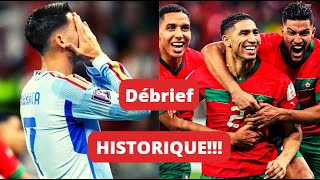 Maroc (3)0-0(0) Espagne (Débrief) HISTORIQUE!!!!!!