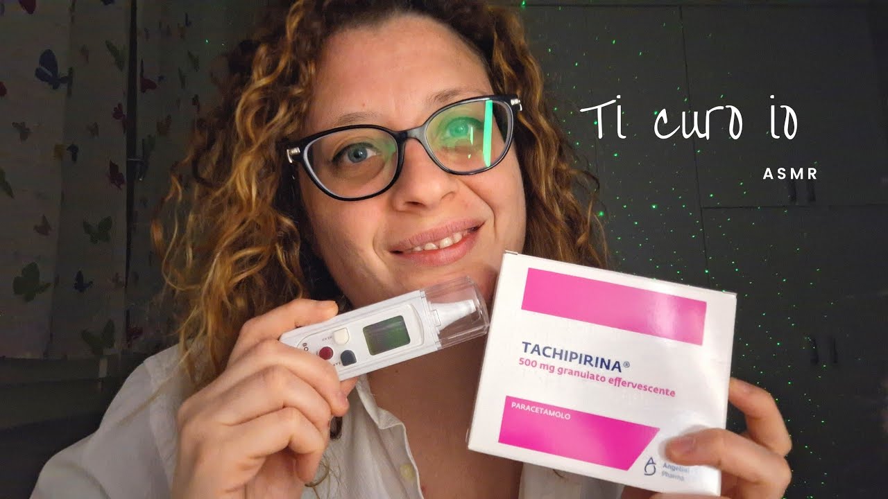 |ASMR| INFERMIERA AMICA TI CURA LA FEBBRE E TI COCCOLA ✨️🩷🌛👩‍🔬#asmr #roleplay- Roleplay ita