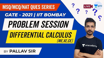 Differential Calculus Problems (MSQ/MCQ/NAT) | GATE 2021 Exam - IIT Bombay | Pallav Sir