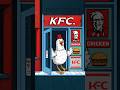 KFC vs CHICKEN ai story tellings #shorts #ai #kfc #chicken