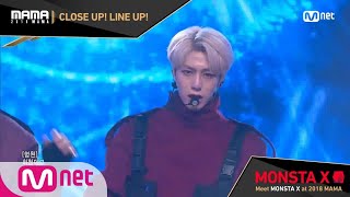 [2018 MAMA] Close Up! Line Up! #MONSTAX