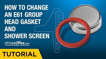 iDrinkCoffee.com Tutorial - How to change an E61 Group Head Gasket and Showerscreen
