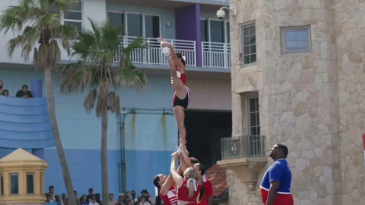 2023 NCA Group Stunt Champions (Ashley, Kate, Carly, and Madi)
