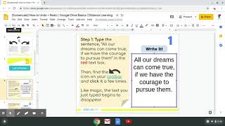 How to Undo + Redo an Action