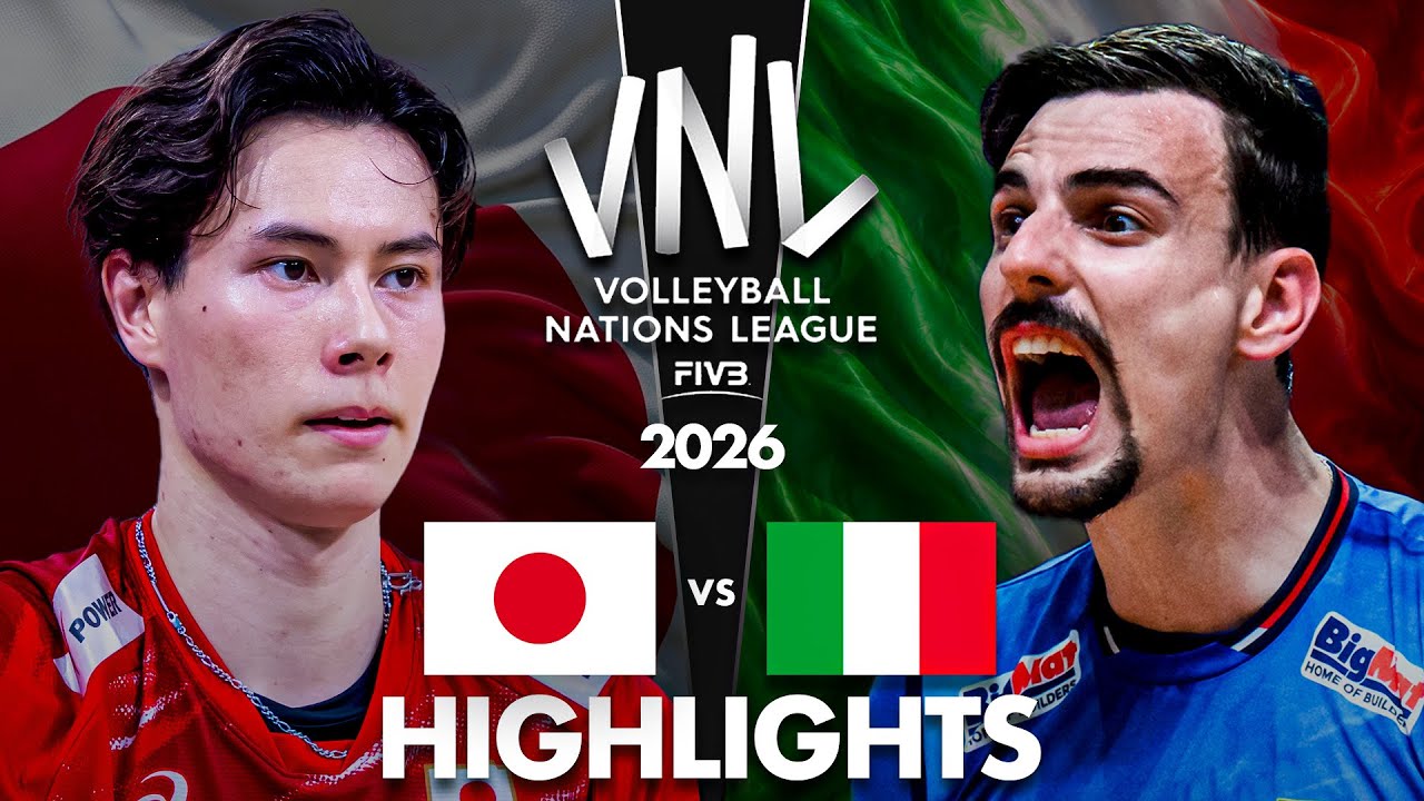 Japan 🇯🇵 vs Italy 🇮🇹 | Highlights | Men's VNL 2026
