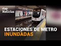 El METRO de MADRID INUNDADO por las FUERTES LLUVIAS | RTVE