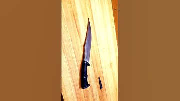 100 million $ Bowie knife making from leaf spring