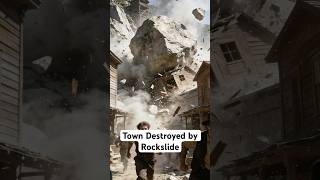 Town Destroyed by Rockslide #shorts